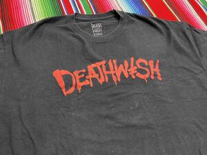 中古品　DEATHWISH デスウィッシュ　Tシャツ メンズXLサイズ スケートボード　スケボー　SK8 半袖Tシャツ
