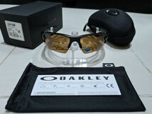 正規品 新品 偏光レンズ付き OAKLEY FLAK 2.0 XL オークリー フラック Bronze Black Polarized ブロンズ ブラック ポラライズド サングラス_画像2