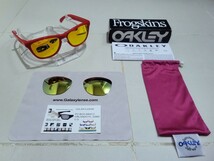 正規品 新品 偏光レンズ付き OAKLEY FROGSKINS オークリー フロッグスキン 24K Iridium Polarized ポラライズド サングラス OO9013-9255_画像2