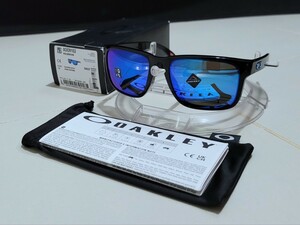  стандартный товар новый товар OAKLEY HOLBROOK Oacley ho ru Brooke PRIZM SAPPHIREp ритм сапфир POLISHED BLACK солнцезащитные очки OO9102-F555