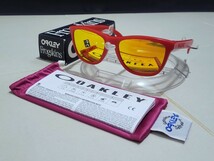 正規品 新品 偏光レンズ付き OAKLEY FROGSKINS オークリー フロッグスキン 24K Iridium Polarized ポラライズド サングラス OO9013-9255_画像1