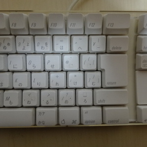 [送料無料 即決] Apple USB Keyboard A1048と Mighty Mouse A1152 のセット USEDの画像3