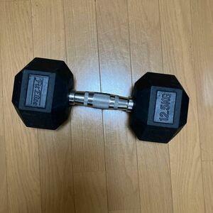 ダンベル　12.5kg FitElite(フィットエリート) HEXダンベル（ヘックスダンベル）　12.5kg 1個