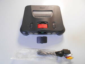 清掃動作品 NINTENDO64 本体 NUS-001 任天堂 ゲーム ニンテンドー64 メモリー拡張パック（ハイレゾパック）NUS-007 AVケーブル