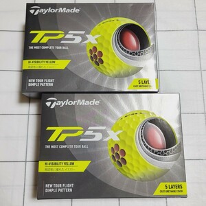 TaylorMade テーラーメイド TP5 x イエロー 2ダース