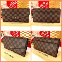 ルイヴィトン ダミエ LOUIS VUITTON ポルトフォイユ サラ 長財布 二つ折り財布 新型　MI4189_画像9