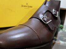 未使用 激レア JOHN LOBB William Ⅱ Boot UK6.5E ジョンロブ　ウィリアム　ブーツ　ミスティーカーフ 黄箱_画像9