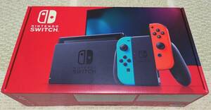 Nintendo Switch Joy-Con(L)ネオンブルー/(R)ネオンレッド　新モデル　中古美品　おまけ多数