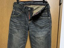 W29 Levi's 502｜リーバイス LX502-0010 ブラック加工 ストレート スタッズデニム_画像6