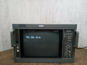 必見!!　IKEGAMI　池上　イケガミ　HTM-1517R COLOR MONITOR プロ用　カラーモニター　マルチフォーマットモニタ　通電確認　ジャンク