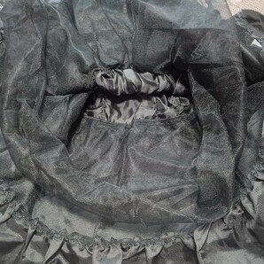 コスプレ衣装 ブラックのゴスロリメイド風衣装の画像3