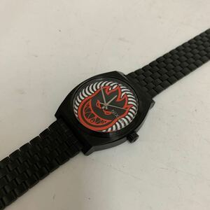 良品 NIXON ニクソン×SPITFIRE THE TIME TELLER 腕時計 スピットファイヤー クォーツ タイムテラー