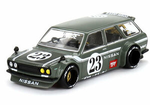 MINI GT 1/64 ダットサン 510 ワゴン KAIDO★HOUSE カーボンファイバー V3 (右ハンドル) (KHMG076)