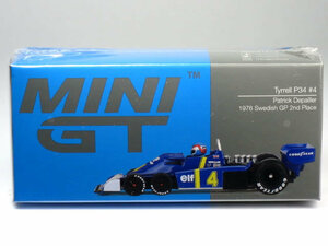 MINI GT 1/64 ティレル P34 No.4 スウェーデンGP 2位入賞車 1976 (Patrick Depailler) (MGT00584-L)