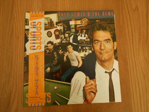 ★中古LP盤　HUEY　LEWIS＆てTHE　HAMMER　ヒューイ・ルイス・アンド・ザ・ニュース　　SPORTS　スポーツ　帯あり