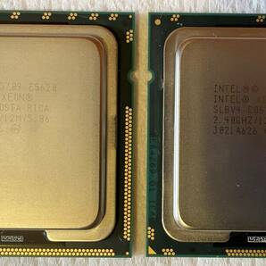 【美品】INTEL Xeon E5620 SLBV4 2.4GHz 【同一ロット２個セット】＃2の画像1