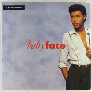 ■Babyface（ベイビーフェイス）｜It's No Crime　(Extended Mix) ＜12' 1989年 UK盤＞45rpm.