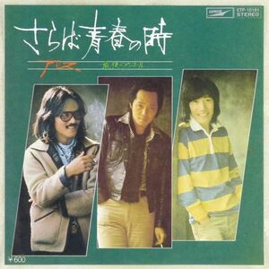 ■アリス｜さらば青春の時／最後のアンコール ＜EP 1977年 日本盤＞10th 谷村新司、矢沢透、堀内孝雄