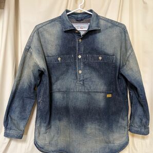 NATAL DESIGN DENIM SHIRTS 3rd BIG LONG プルオーバー　L