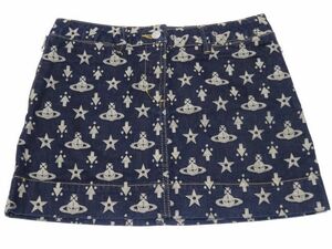 Vivienne Westwood RED LABEL DENIM SKIRT 1 size / ヴィヴィアンウエストウッド オーブ デニム スカート レディース