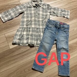 GAP 上下セット　ワンピース　チュニック　ジーンズ　パンツ