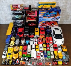 【ジャンク】大量 ミニカー まとめてセット/トミカ/国産名車コレクション/NOREV/Hot Wheels/フェラーリ/2000GT/ポリス/ランボルギーニ/他