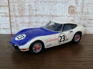 EBBRO エブロ 1/43 トヨタ 2000GT レーシング 1968 SCCA出場車 ミニカー☆ホワイト/ブルー☆MMP☆現状品 