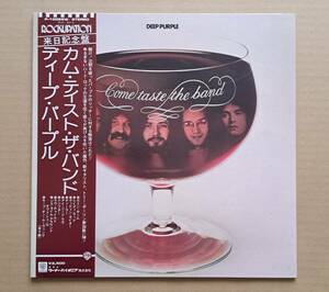 良盤・帯付LP◎ディープ・パープル『カム・テイスト・ザ・バンド』P-10066W ワーナー・パイオニア 1975年 Deep Purple/Come Taste The Band