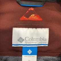 Columbia コロンビア OMNI-WIND ソフトシェルジャケット アウトドア キャンプ オレンジ (メンズ XL) 中古 古着 P6843_画像8