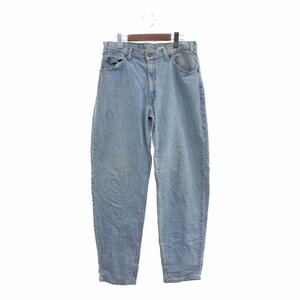 90年代 Levi's リーバイス 560 テーパード デニムパンツ ボトムス アメカジ ブルー (メンズ 32×32) 中古 古着 P6943