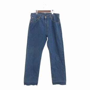 90年代 Levi's リーバイス 501 デニムパンツ ボトムス アメカジ ブルー (メンズ 33/32) 中古 古着 P6972