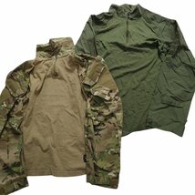 古着卸 まとめ売り 米軍実物 ミリタリーインナーMIX 8枚セット (メンズ M ) パンツ ハーフジップ MR3802 1円スタート_画像3