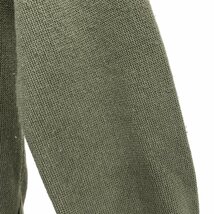 60年代 Emblem Sportswear アクリル カーディガン トップス ヴィンテージ カジュアル ライトグリーン (メンズ M) 中古 古着 P7687_画像6