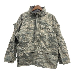 USA製 TENNIER INDUSTRIES APECS GORE-TEX ゴアテックス ジャケット アウター 防水 ミリタリー ABUカモ (メンズ L-S) 中古 古着 P7077