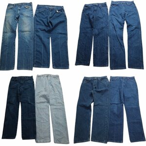 古着卸 まとめ売り Wrangler ラングラー パンツ 8枚セット (メンズ 34 /35 /36 ) アメカジ ストレート DP16-1 MR4520 1円スタート