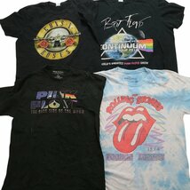 古着卸 まとめ売り 音楽・バンド 半袖Tシャツ 16枚セット (メンズ L ) ローリングストーンズ ガンズ ACDC TS19 MR4971_画像5