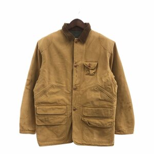 80年代 Polo by Ralph Lauren ポロ ラルフローレン リバーシブル ハンティングジャケット ブラウン (メンズ XL) 中古 古着 P7117