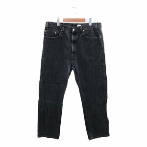 Levi's リーバイス 505 デニムパンツ ボトムス アメカジ 紙タグ ブラック (メンズ 38/30) 中古 古着 P7633