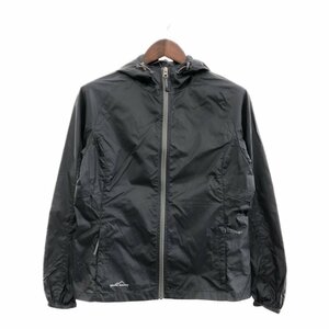 Eddie Bauer エディーバウアー ナイロン ウィンドブレーカー ジャケット アウトドア キャンプ グレー (メンズ S) 中古 古着 P7157