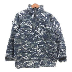 2000年代〜 米軍実物 U.S.NAVY ECWCS GEN2 NWU GORE-TEX パーカー ジャケット ミリタリー デジタルカモ (メンズ S-R) 中古 古着 P7262