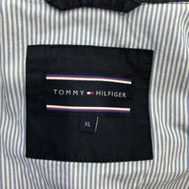 TOMMY HILFIGER トミーヒルフィガー ワンポイントロゴ スイングトップ アウター アメカジ ネイビー (メンズ XL) 中古 古着 P7313_画像8