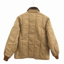 70~80年代 USA製 WALLS ウォールズ ダック地 中綿 ワークジャケット ブラウン (メンズ LARGE) P2124 1円スタート_画像2