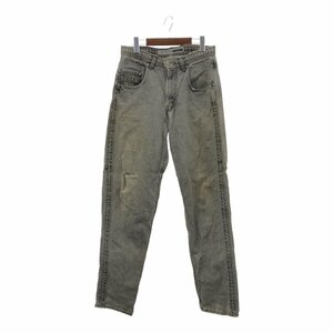 90年代 USA製 Levi's リーバイス シルバータブ テーパード デニムパンツ グレー (メンズ 31/34) P2508 1円スタート