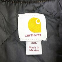 Carhartt カーハート ベスト 大きいサイズ ワーク ベージュ (メンズ 3XL) P3217 1円スタート_画像8