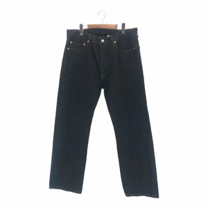 Levi's リーバイス 501 ストレート デニムパンツ アメカジ ブラック (メンズ 36×32) P2656 1円スタート