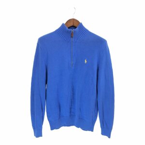 90年代 Polo by Ralph Lauren ポロ ラルフローレン コットン ドライバーズニット セーター カジュアル (メンズ M) P2763 1円スタート