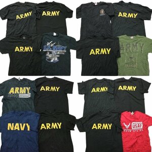 古着卸 まとめ売り ミリタリー 半袖Tシャツ 16枚セット (メンズ M /S ) US ARMY TS17 MR5550 1円スタート