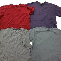 古着卸 まとめ売り 無地 プレーン 半袖Tシャツ 19枚セット (メンズ L ) LL.BEAN ラルフローレン TS22 MR5611 1円スタート_画像5