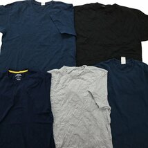 古着卸 まとめ売り 無地 プレーン 半袖Tシャツ 19枚セット (メンズ L ) LL.BEAN ラルフローレン TS22 MR5611 1円スタート_画像3