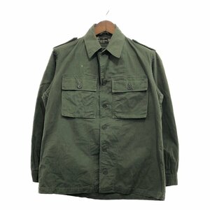 70年代 ベルギー軍 NEIRYNCK CONFECTIE フィールドジャケット アウター ミリタリー ユーロ オリーブ (メンズ 96-100) 中古 古着 P7587